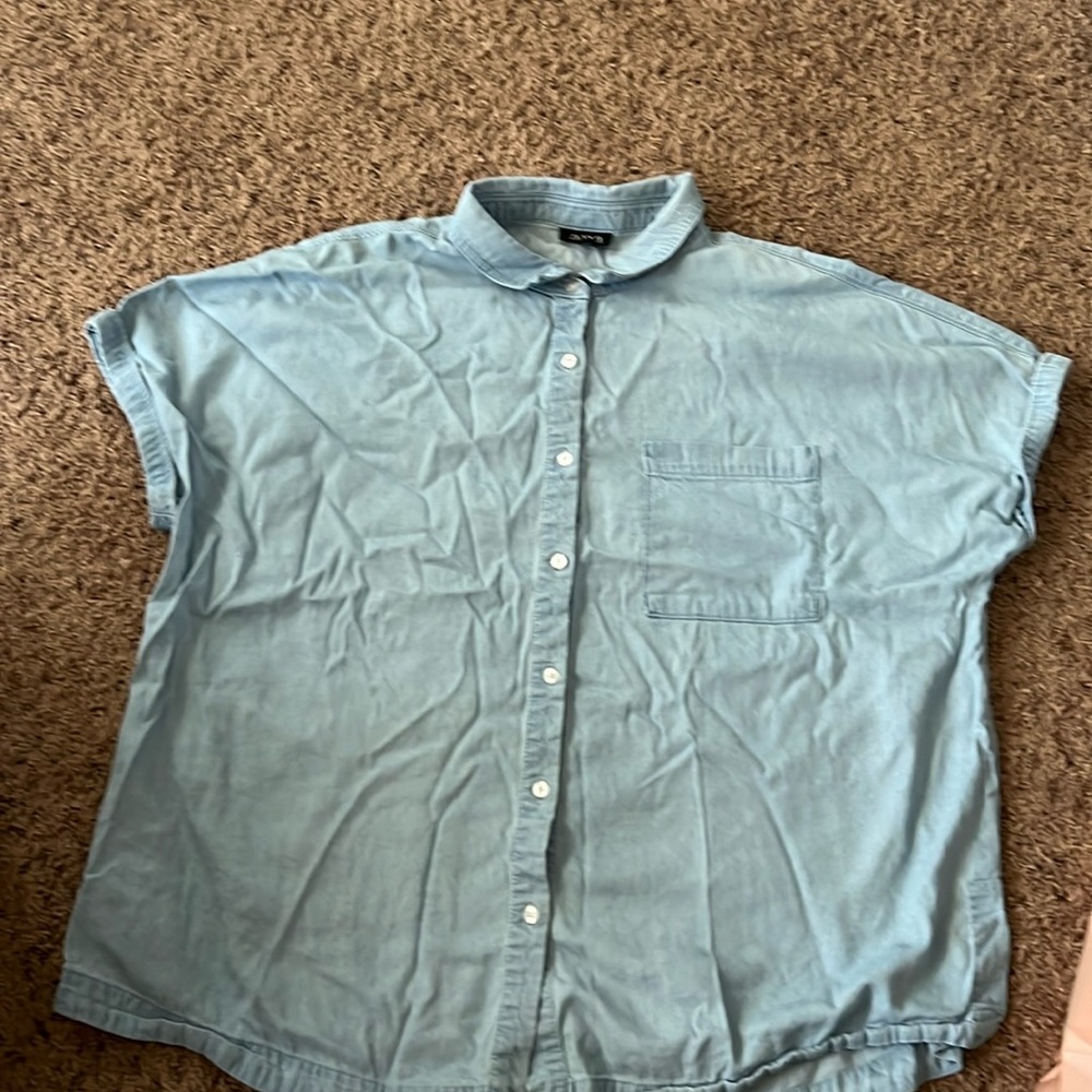 Blue a.n.a shirt